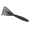 Plastic Rake Hair Comb Cleaner Hair Dirt Remove Comb Brush Cleaning Tool for Home Salon Black