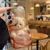 Phone Case: 2D Flat Samsung Galaxy A34 A35 M05 M06 S20 S22 S21 FE Plus 5G Protective Case, Warm Light Light Milk Bear, Christmas and Halloween Gift