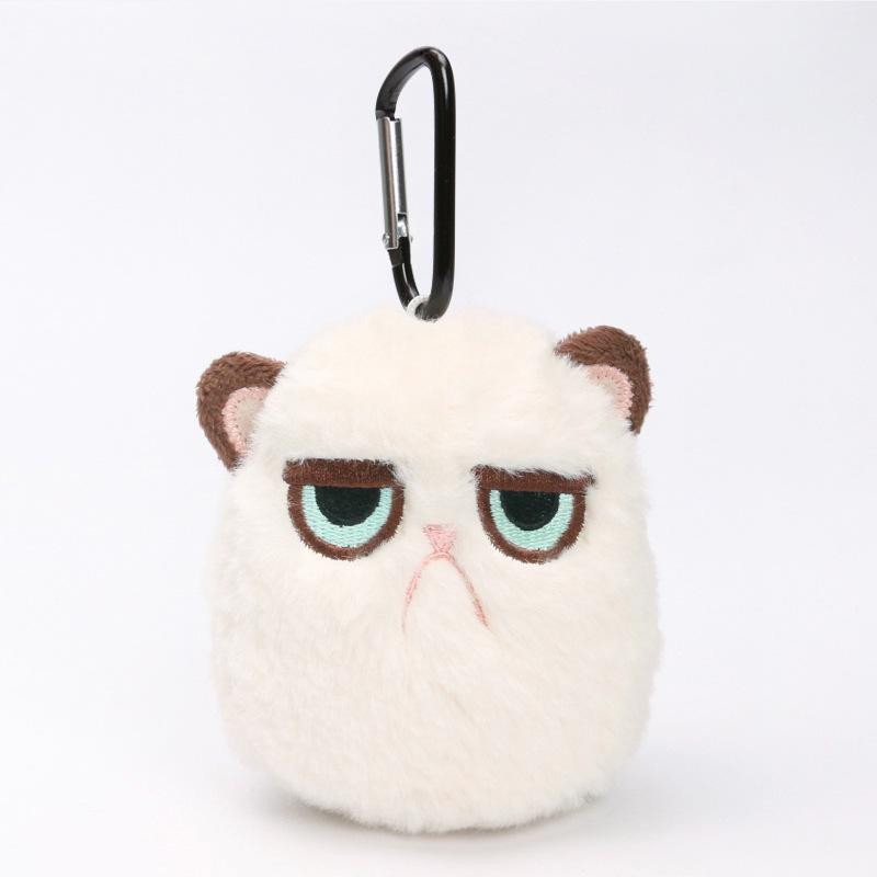 Lianmeng Tribe Cute Cat Paw Plush Toy - Adorable White Kitten Doll Pendant Gift
