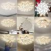 Modern LED Ceiling Light fixture Flower Design chandelier Dimmable Home Lighting Kitchen Living room Bedroom Ceiling Lamp lustre