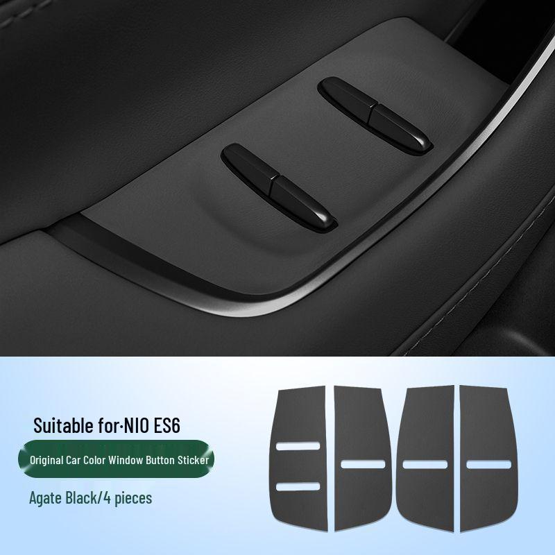 23-26 Nio ES6/EC6 Door Switch Leather Protective Stickers for Interior Modification