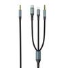 Cavo audio Aux tre in uno, cavo audio per auto multifunzione audio Apple da 3,5 mm di tipo C