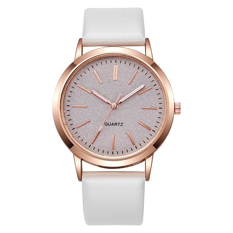 New Women s Watches DialStylish Simplicity Quartz Watch Ladies Fashion Dial Casual Bracele Watch Leather Wristwatch
