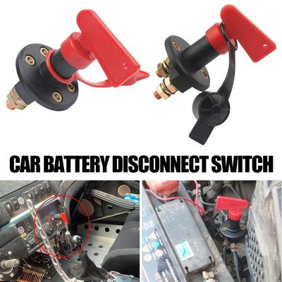 300A 12V 24V Red 2Key Cut Off Battery Main Kill Switch Truck Switch Car Modify Car Vehicle Isolator Boat Power Auto Disconn M3X7