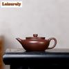 140ml Boutique Yixing Purple Clay Teapot Handmade Beauty Pot Raw Ore Purple Mud Kettle Chinese Zisha Tea Set Collection Supplies