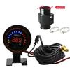 12V 24V LCD Digital Water Temp Gauge +26-40MM Adapter Joint Pipe Sensor with 10mm Temperature Sensor  for Motorcycle Truck Meter