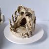 Gothic Skull Resin Rings Holder With Multifunctional Use As Jewelry Tray Or Ashtray