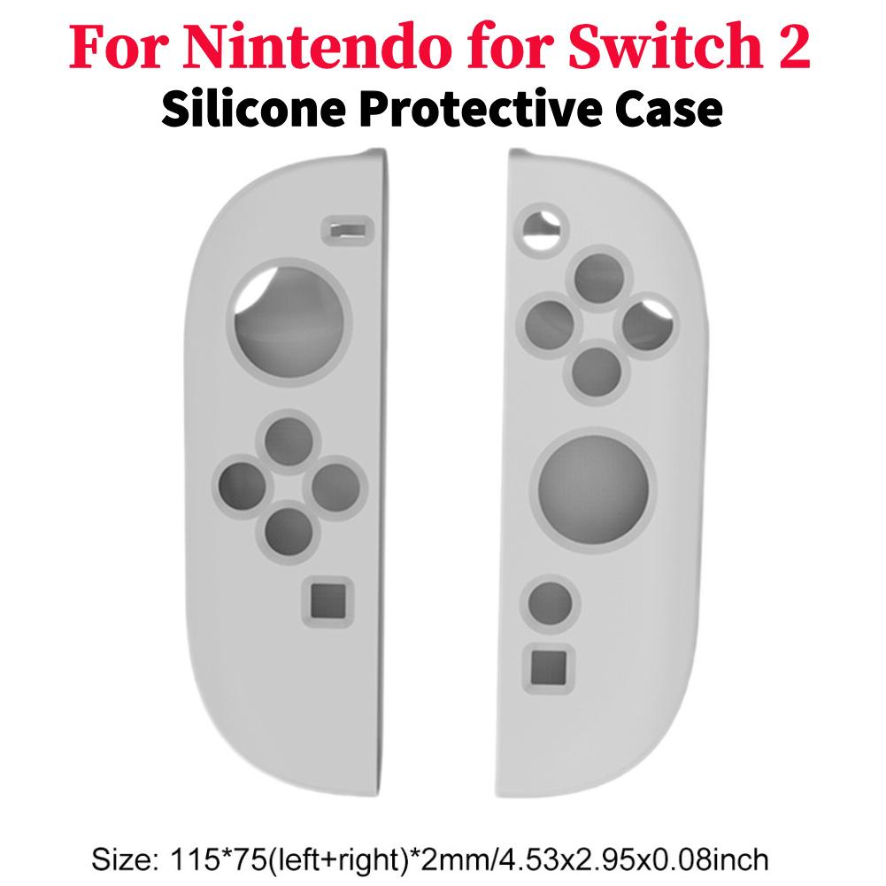 For Nintendo Switch 2 Joy-Con Controller Handle Silicone Protective Case Anti-Slip Protection Covers For NS 2 Game Controller