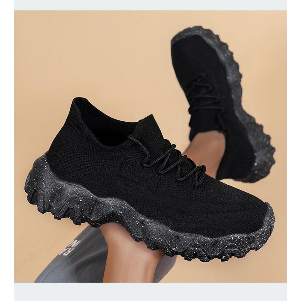 Buty Męskie, Oddychające Nie Śmierdzące Stopy Trampki Męskie Modne Skarpety Buty Flyknit Buty Casualowe