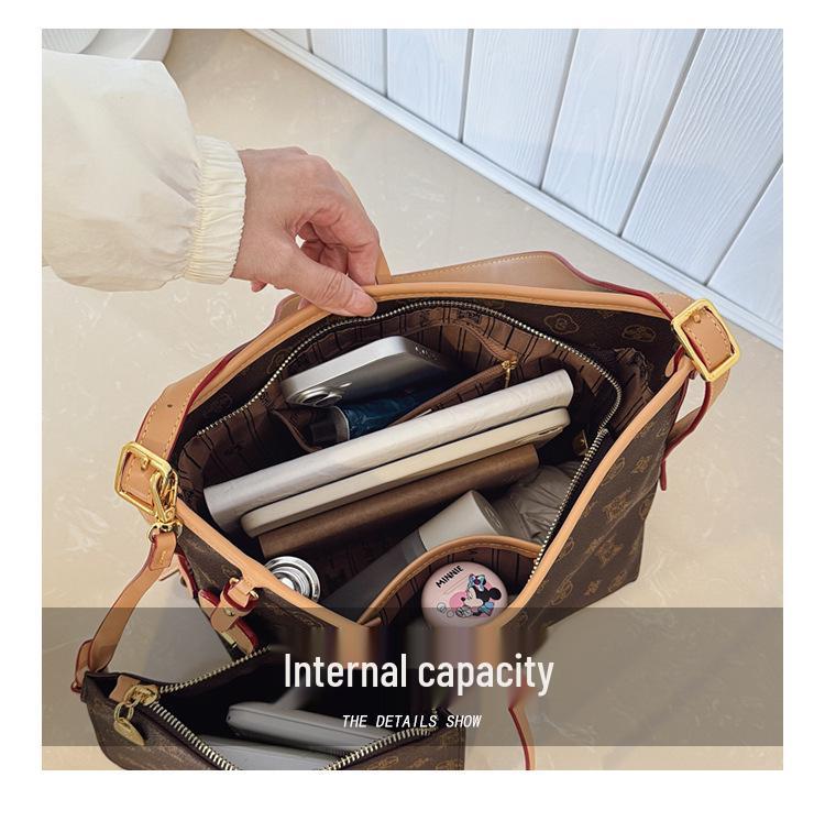 Internet Celebrity Chic Women's Large Capacity Shoulder Tote - New Autumn Crossbody Bag