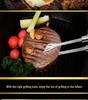 Outdoor BBQ Stainless Steel Tool Set: Knife, Fork, and Spatula