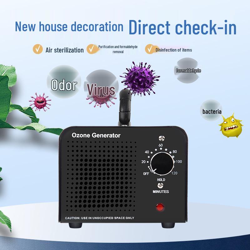 UK Ozone Generator Air Purifier for Odor Removal and Disinfection In Bathrooms and New Homes