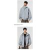 Mens Womens Loose Solid Hooded Zip Up Cardigan Vintage Casual Sweatshirt Jacket
