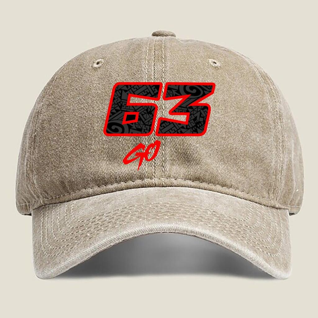Stylized  Go Racing Graphic Fashion Washed Baseball Cap Hat Outdoor Activities