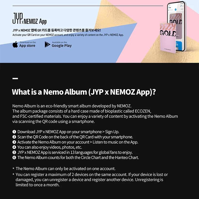 ITZY [GOLD] PLATFORM ALBUM NEMO