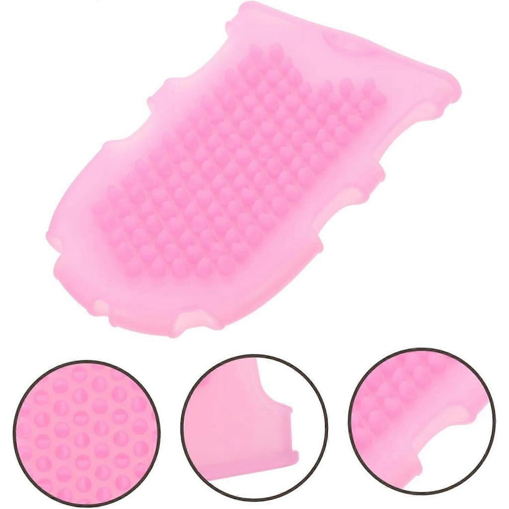 174x110x21  Silicone Bath Brush for Boys and Girls Gentle Body Cleansing Exfoliating Massage Glove Ergonomic Design for Family Bath Spa Use