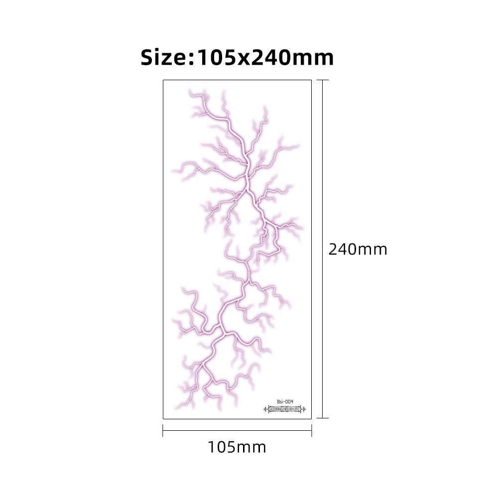 2025 Świecące naklejki tatuaże K-pop Demon Hunter: Halloweenowy Girl Group Tekstura i Oświetlenie Symulacja Naczynia Krwionośnego