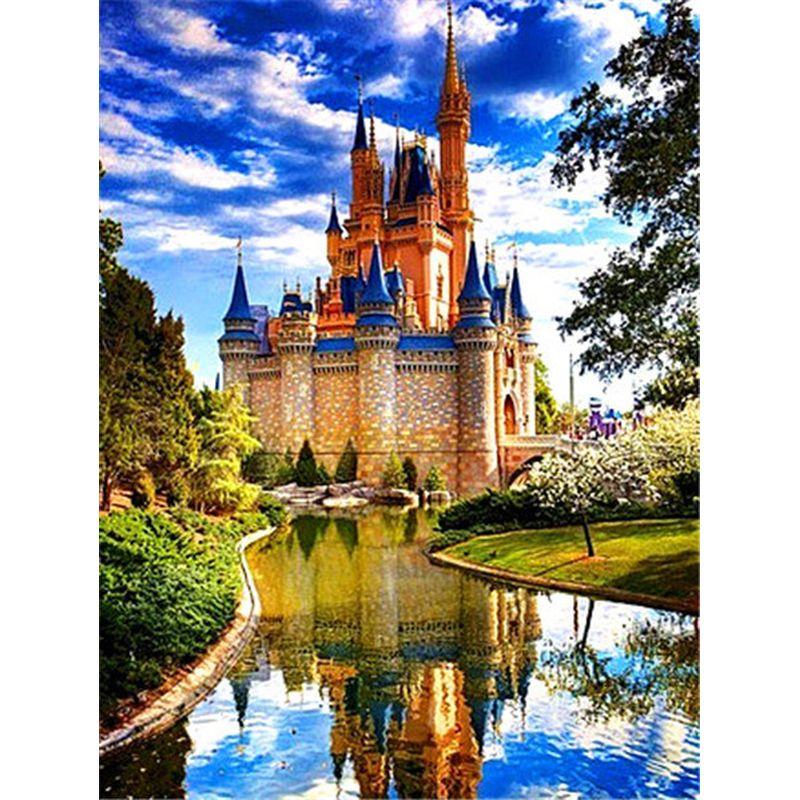 DIY 5D Animal Diamond Painting Landscape Full Round Drill Diamond Embroidery Mosaic Art Rhinestone Home Decoration Gift