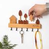 Rabbit Key Hook Rack Non-toxic Decorative Hook Home Decor Accessory Coat Rack  Household Sundries