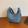 Crossbody Bag Large Capacity Denim Bag Women's Retro Shoulder Bag