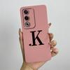 For Oppo A80 5G Case OppoA80 CPH2639 Cover Cute Letters Square Silicone Phone Case For Oppo A3 Pro 5G A3Pro CPH2665 Soft Fundas