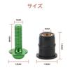 LOYELEY 10pcs M5 5mm Bolts Wellnut Windshield Screws Windscreen Cowl Screen Screen Bolts with