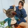 Adorable Plush Pig Bajie Doll Soft Toy Black Myth Wukong Keychain Gift For Girls