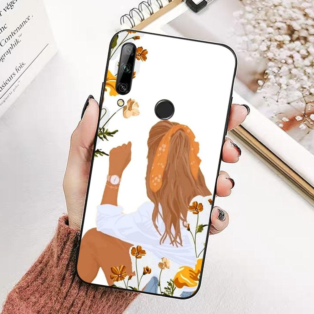Sunshion girl Phone Case For Huawei Honor 10 lite 9 20 7A 9X 30 50 60 70 pro plus Soft Silicone Cover