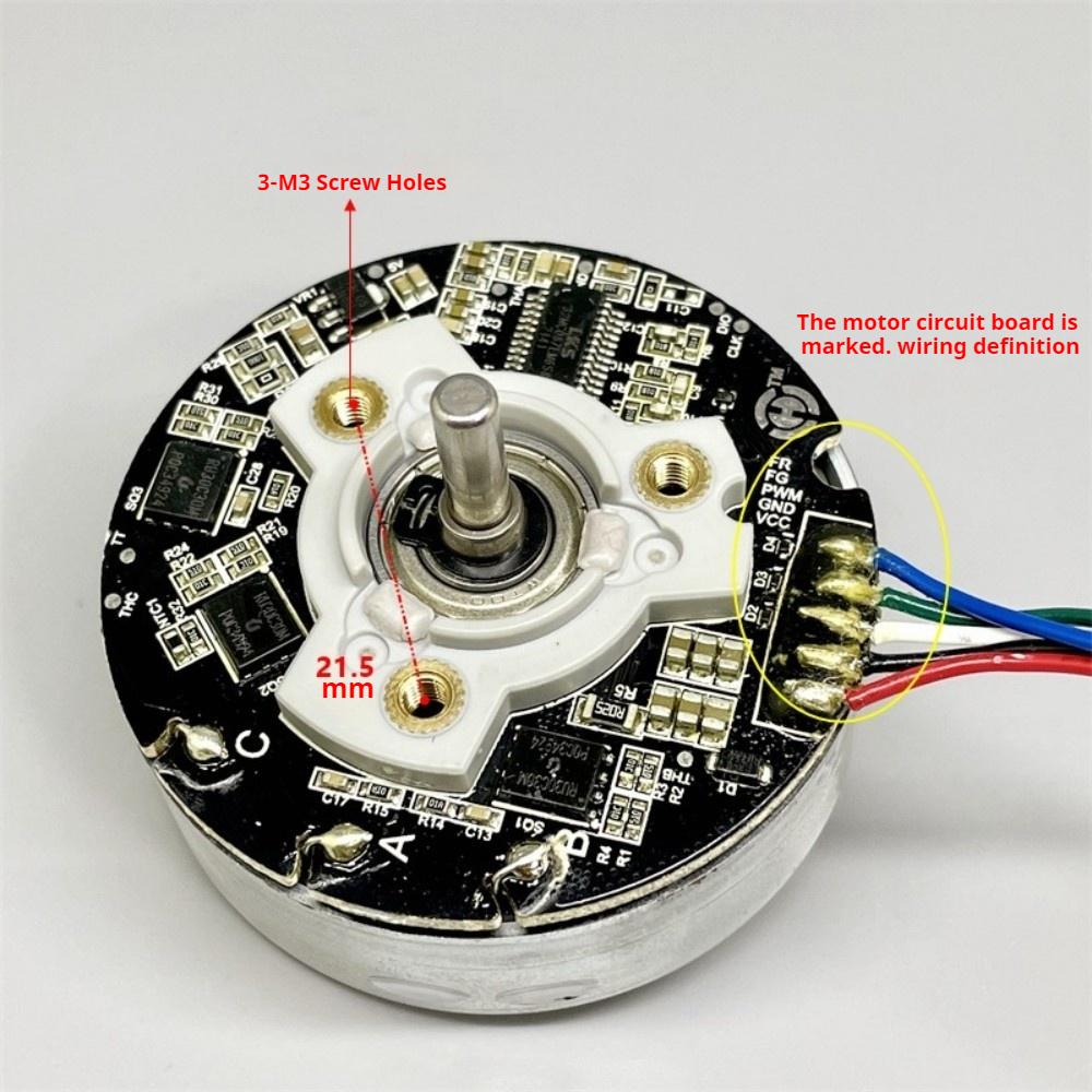External Rotor Brushless Motor DC12-20V Speed Regulation Forward And Reverse Rotation 4038RP Brushless Motor With 9cm Cable