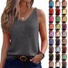 Women's Tank Top With Knitted Sequins Sexy Sleeveless V Neck Tank Top T-Shirt Casual Sequins Strappy T-Shirt Elegant Blouse
