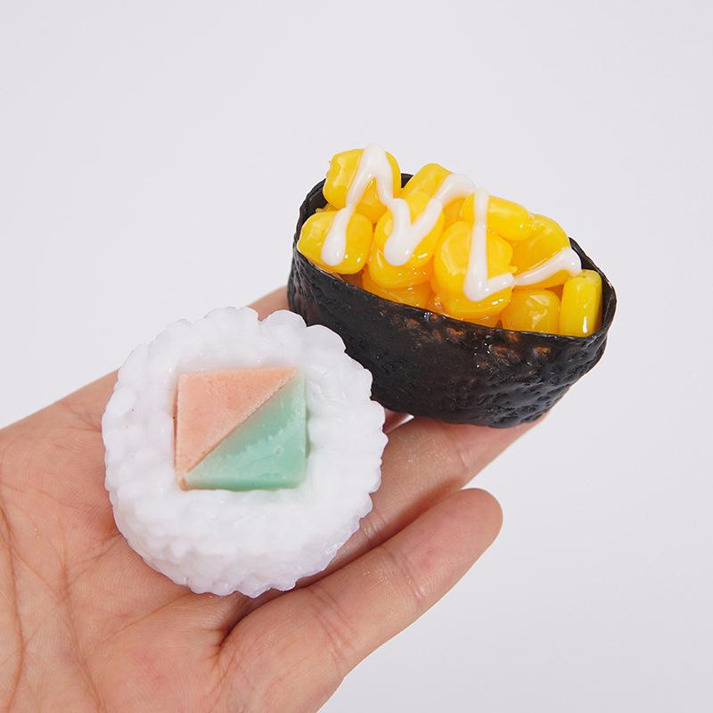 PVC Simulation Laver Sushi Model Artifical Japanese Food Seaweed Rice Japanese Restaurant Display Props Ornaments Party Decor