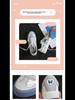 Triple Canvas Korean Style Casual White Sneakers for Female Students - WDSW-90001
