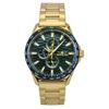 Racing Gold Tone Stainless Steel Green Dial Quartz 48870 Men's Watch