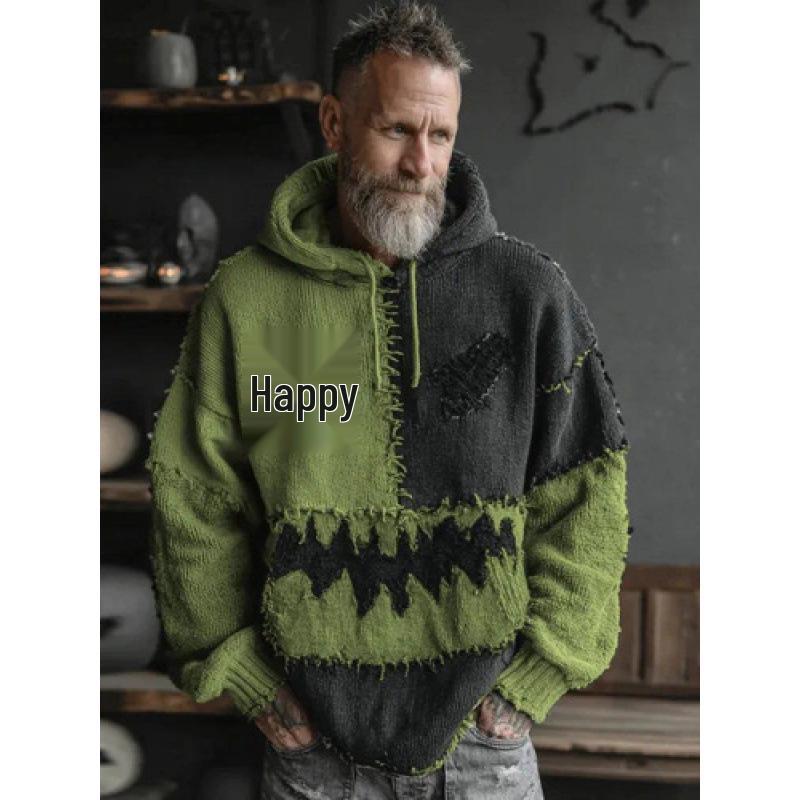 2025 European & American Cross-Border Halloween Loose Hooded Sweatshirt with 3D Print