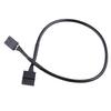 9pin USB Header Male 1 to 2 Female Extension Card USB 2.0 Splitter Cable Connector for Motherboard, Adapter Port