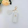 Chic Lipstick Holder Keychain Portable Makeup Bag Built-In Mirror Lipstick Protector Travel Companion