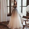 Evening Dress 1011 New Starry Sky Design Sense Art Test Performance Annual Meeting Dress Summer