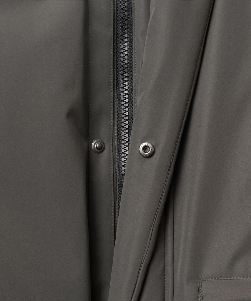 Musinsa Standard [City Leisure] Non-Quilted Down Short Padded Jacket [Mud Grey]