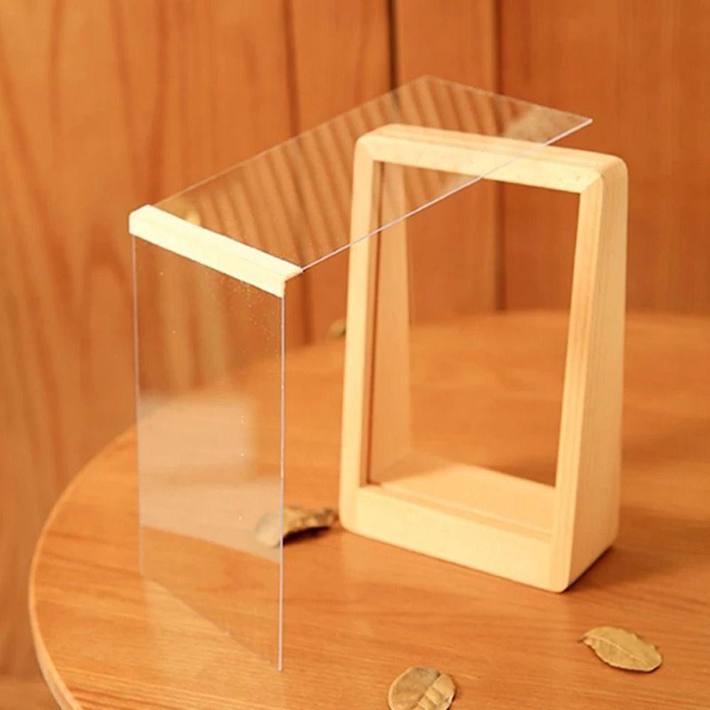Wooden Photo Frame Stand Creative Photo Albums Desktop Decoration DIY Display Frame  Bedroom