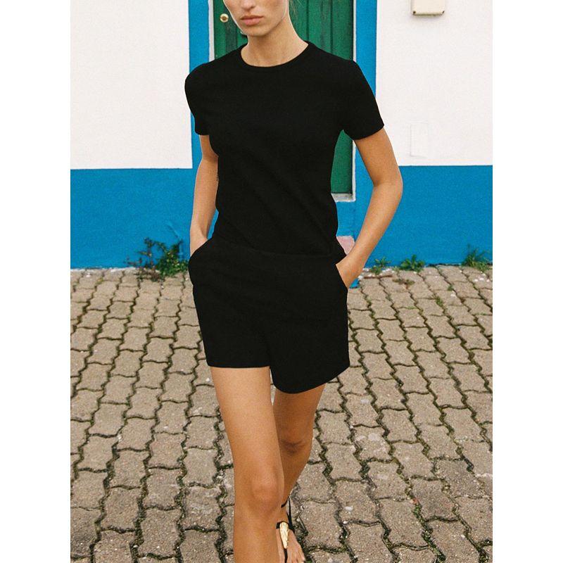 Za2025 Summer New Women clothes Slimming Minimalist Versatile High Waist Elegant Casual Shorts 1608136 800