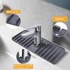 PXLAATY Kitchen Faucet Draining Mat, Bathroom Faucet Draining Mat, Sink Splash Guard, Silicone Drying Mat, Quick-Drying, Non-Slip, Easy To Clean, Stai