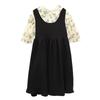 Cute Japanese Soft Girl Platycodon Retro Black Strap Jk Dress Female Small First Love Sweet Student Summer