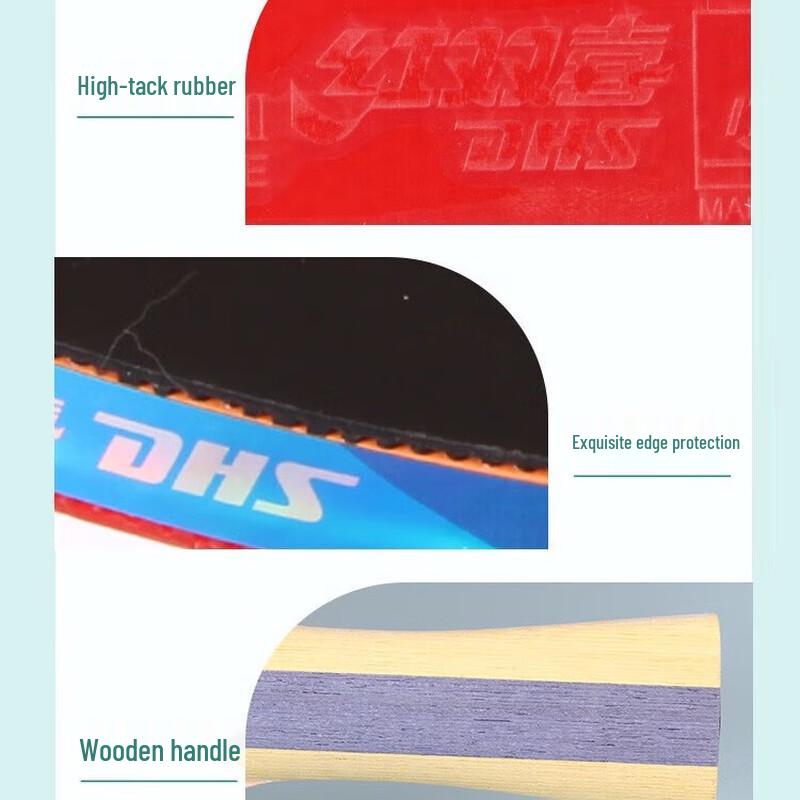DHS H5006 6-Star Professional Table Tennis Paddle