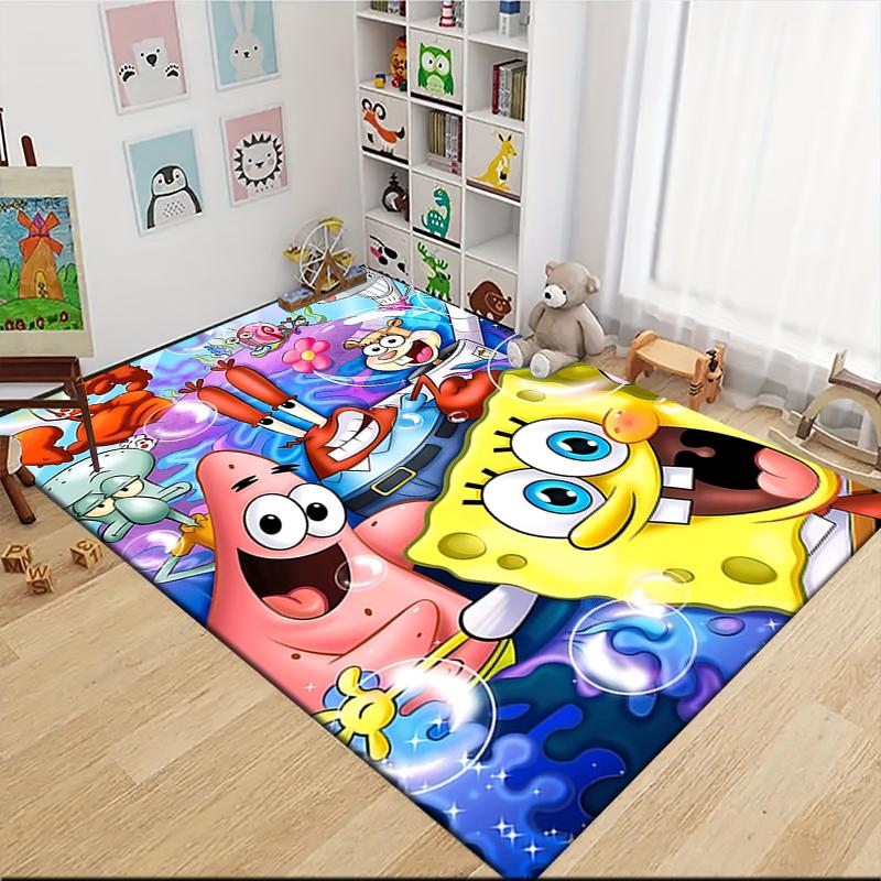 Underwater Adventure Carpet Rug Soft Washable Antislip Home Living Room Sofa Mats Personalized Christmas Rug
