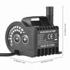 Submersible 5V Water Pump 8 Levels Adjustable 0 600L H Small Fountain Pump with 0 7.2ft Lift, 6.5ft USB Charging and