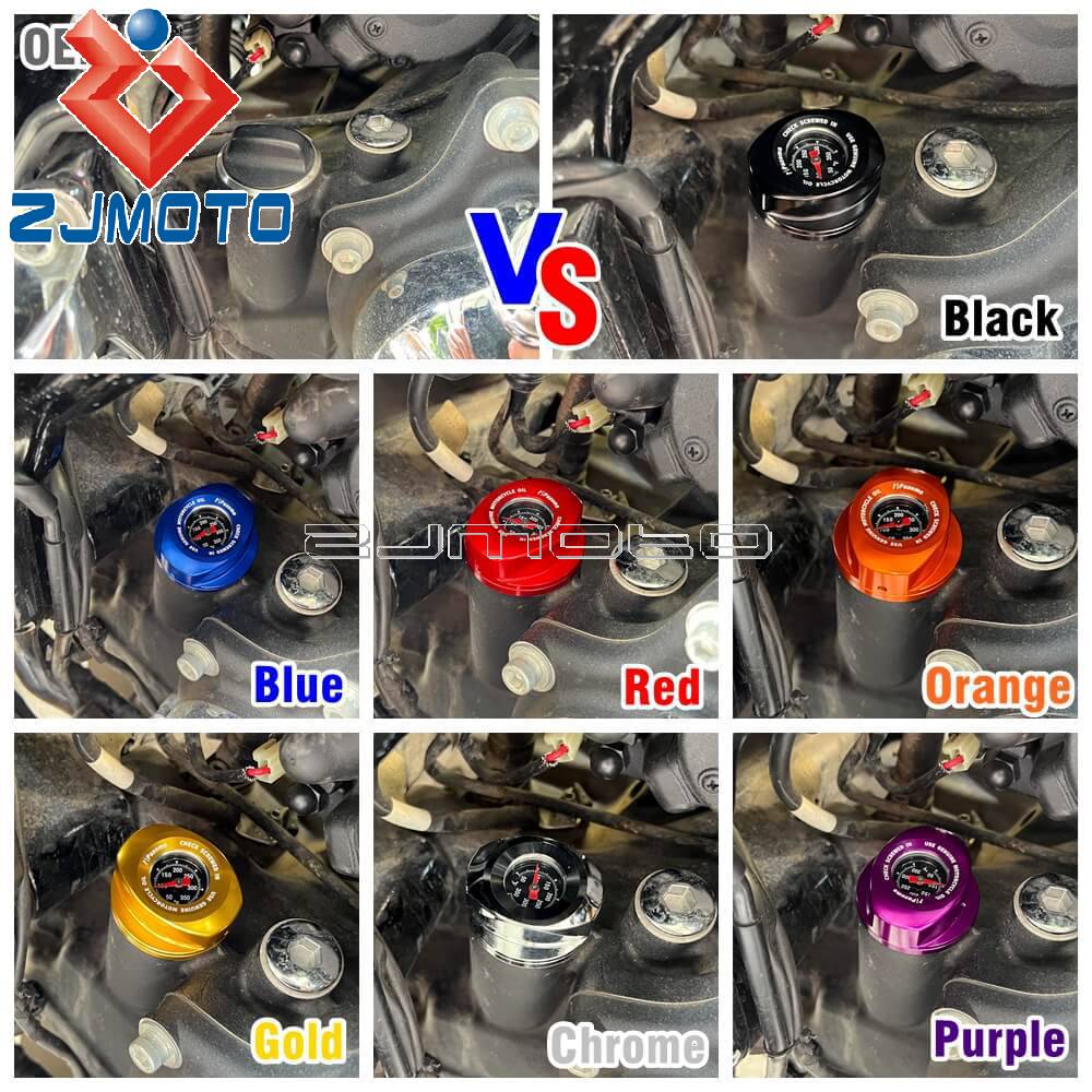 Motorcycle Dipstick Oil Temperature Gauge For Harley Touring Road Glide ST CVO FLTRX Street Glide FLHX 2024 FLHXSE FLTRXSE 23-24