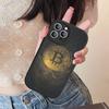 Luxury B-Bitcoin For IPhone 16 15 14 16E 13 12 11 Pro Max Plus Phone Leather Case