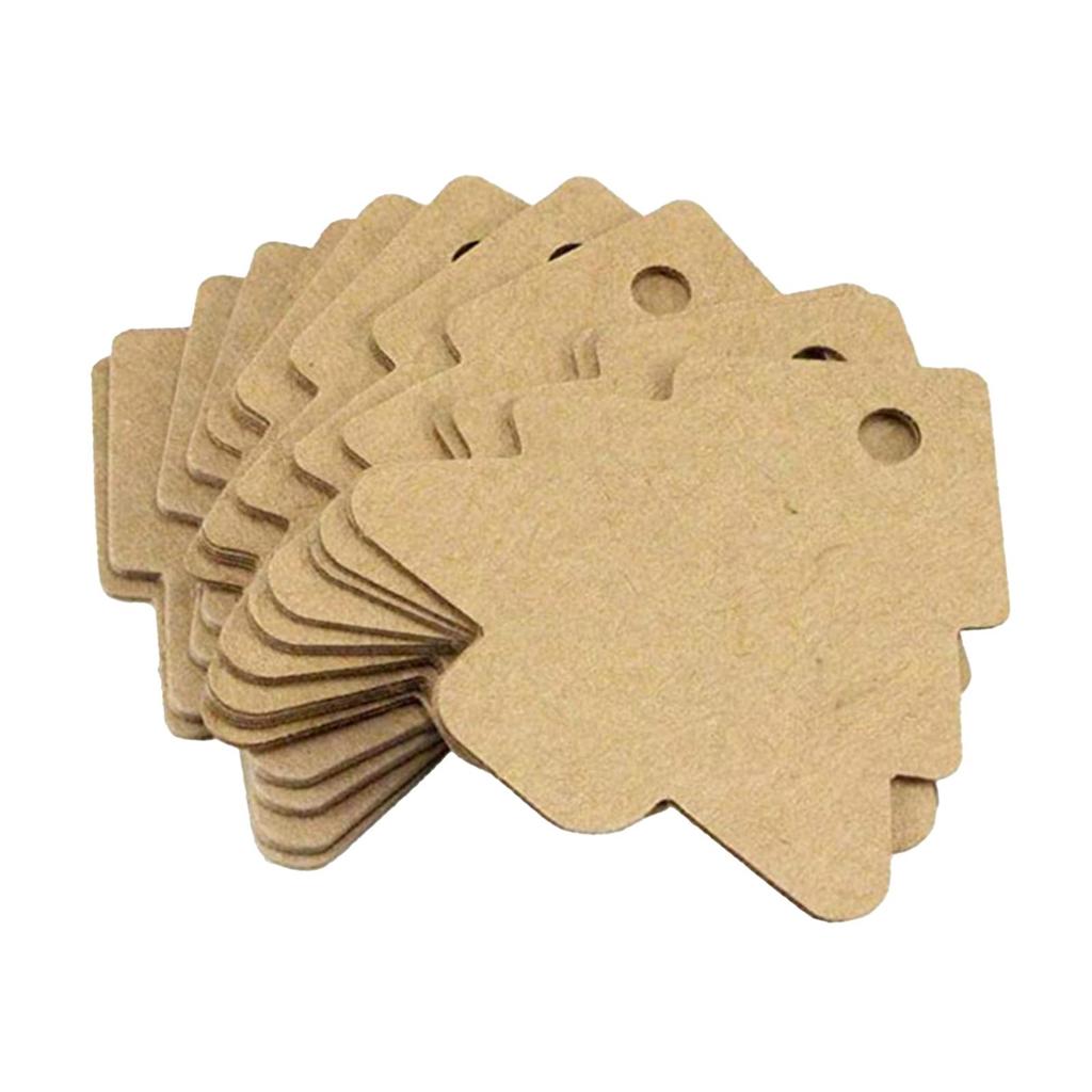 50x Christmas Tree Tags Multifunctional Hanging Ornaments Gift Tag Labels for Xmas Holiday Wedding DIY Decoration Gift Packaging