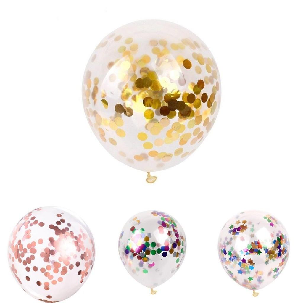 Vibrant 12" Confetti Balloon Latex Helium Perfect For Memorable Birthday Wedding Parties