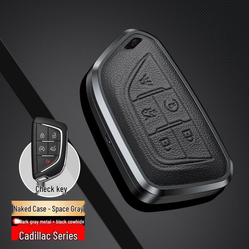 Cadillac Key Case for XT5, XT4, CT5, XT6, CT6 - Keychain and Protective Shell